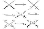 Swords Set 1 Procreate Brush Stamps, a Brush Add-On by Disasterology Ink (Thumbnail 10 of 10)