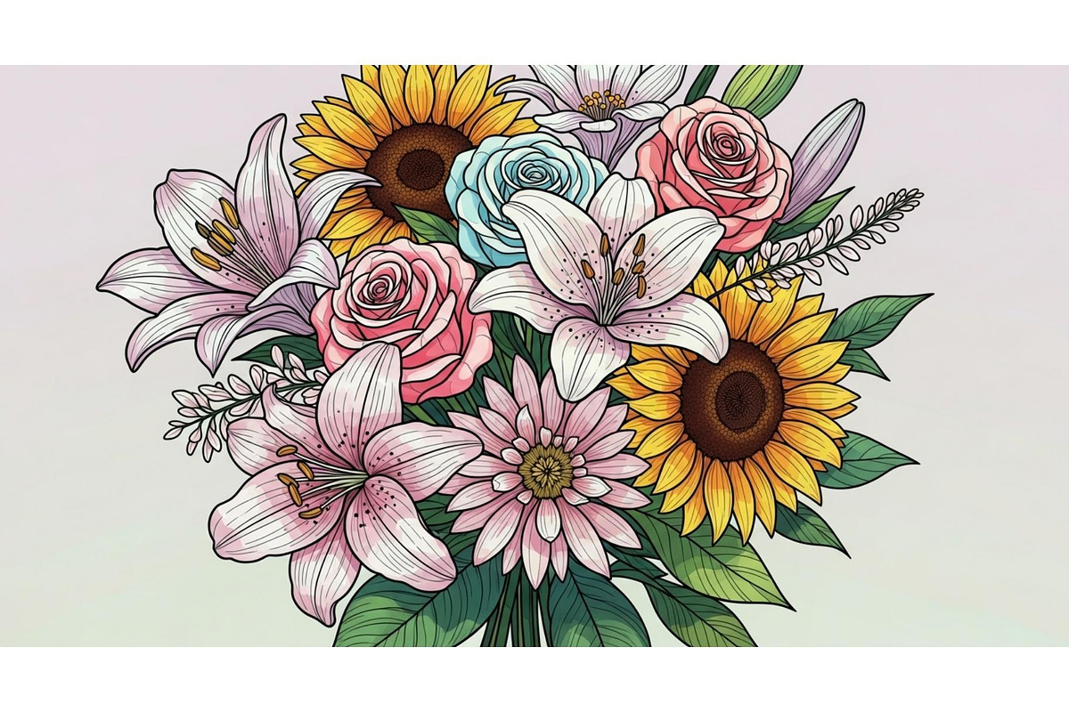 Coloring Pages for Adults, an Object Graphic by RVECT