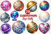 Disco Balls Clipart,, an Illustration by CreationArt (Thumbnail 1 of 5)
