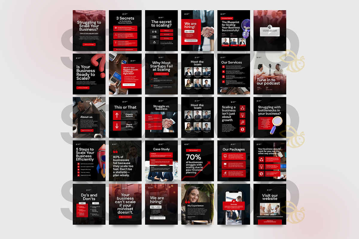 Canva Social Media Templates, a Social Media Template by Studio B | Canva Template (Photo 10 of 13)