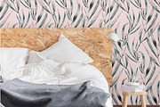 Floral and Leaves Pattern, a Pattern Graphic by Madebyia (Thumbnail 6 of 8)