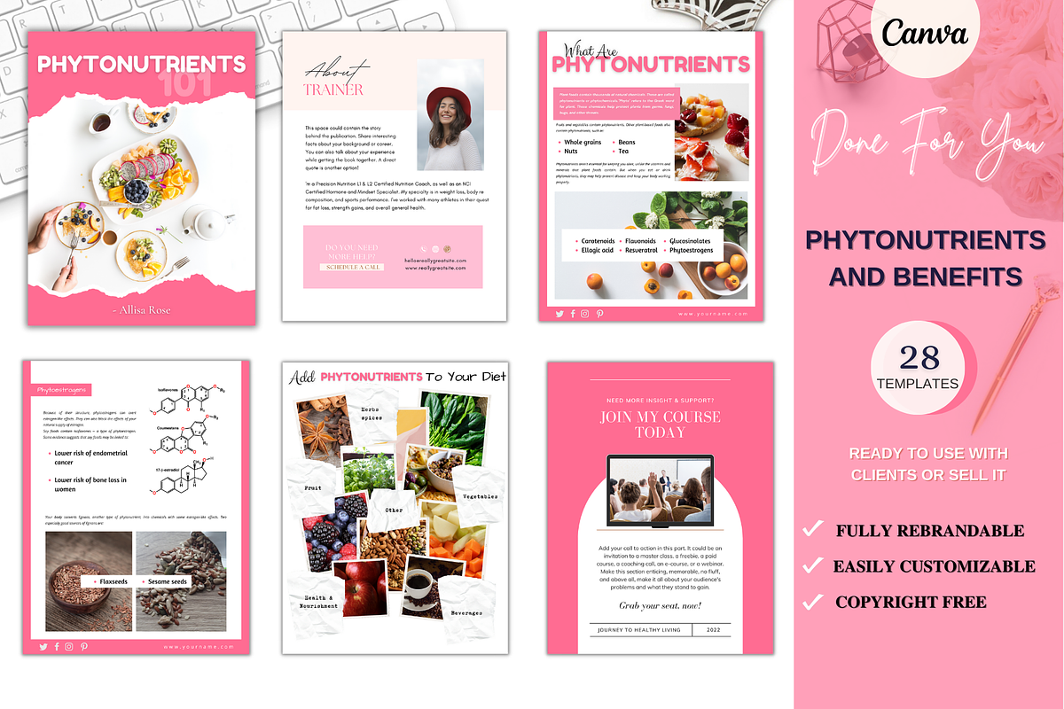 Phytonutrients and its benefits, a Books & Magazine Mockup by Millennials Marketing (Photo 1 of 6)