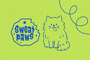 Mochi Paws Playful Display Font, a Slab Serif Font by Aftershift (Thumbnail 3 of 7)