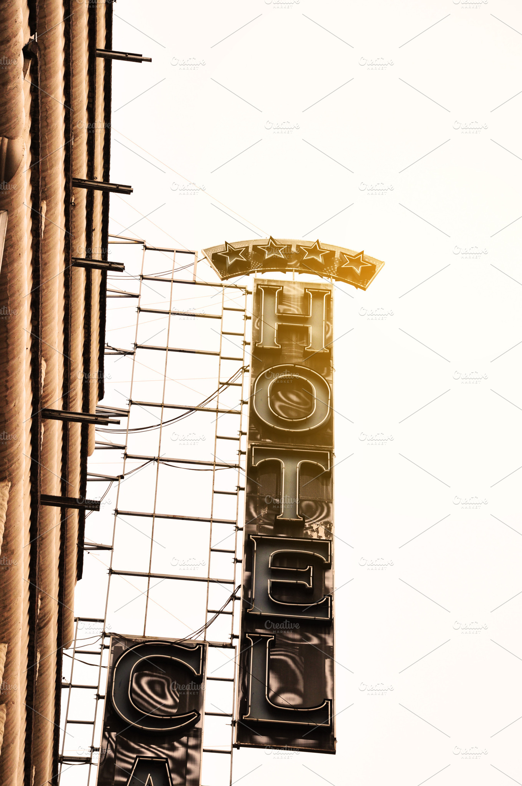 Hotel containing hotel, architecture, and art