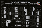 Sci-Fi Panels Vector Pack, an Object Graphic by MiksKS (Thumbnail 8 of 12)