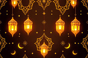 32 PNG Golden Islamic Lantern Patter, a Pattern Graphic by adenpinkstore (Thumbnail 3 of 17)