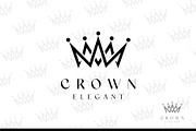 Crown Logo Design Editable Template, a Branding & Logo Template by OMii Designs (Thumbnail 2 of 3)