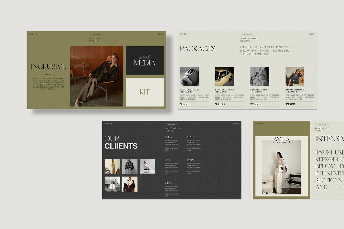 Media Kit Presentation Template preview 4