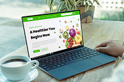 Vegetan - Healthy Food Landing Page, a Websites & App Template by ENATIVE (Thumbnail 4 of 4)