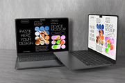 Laptop Mockups, a Wearable Device Mockup by Mockupnine (Thumbnail 2 of 5)