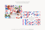 Patriotic Digital Paper 4th of July, a Pattern Graphic by GlamArtZhanna (Thumbnail 2 of 4)