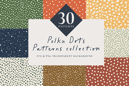 Polka Dots Patterns Collection
