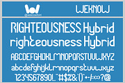 Righteousness font, a Sans Serif Font by weknow (Thumbnail 2 of 11)
