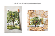 Watercolor Trees, Fruit Trees, Set 2, a Decorative Illustration by Kat's Artful Creations (Thumbnail 5 of 9)