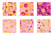 Pink Lemonade Seamless Digital Paper, a Graphic by CreationArt (Thumbnail 3 of 7)