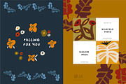 Autumn Blocks Fall Elements Clipart, a Seasonal Illustration by Olia (Thumbnail 22 of 28)