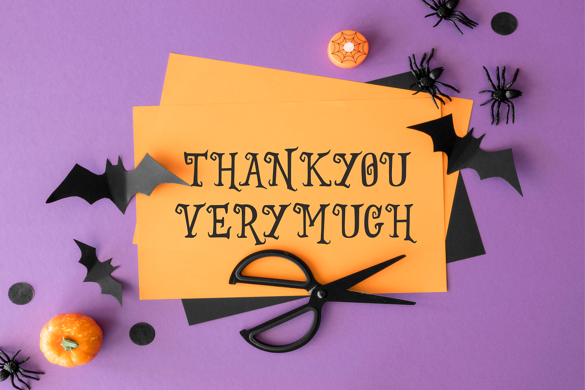 Witches Crow | Halloween Font, a Script Font by Forberas Club (Photo 8 of 8)