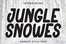 Jungle Snowes | Script Font
