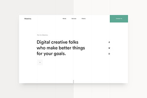 MakeAxe — Portfolio Landing Page