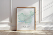 Watercolor Map of China, a Graphic by Beloved Paper (Thumbnail 2 of 6)