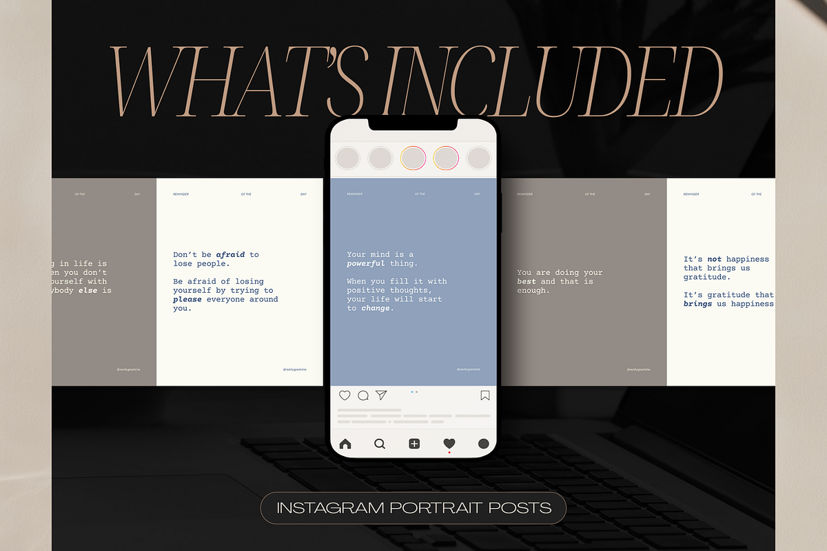 Self Care Reminders Instagram Posts preview 3