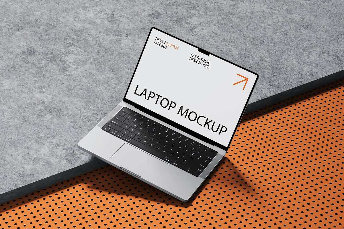 Laptop Mockup, a Mac Mockup by UFR_GRAPHIC (Photo 2 of 4)