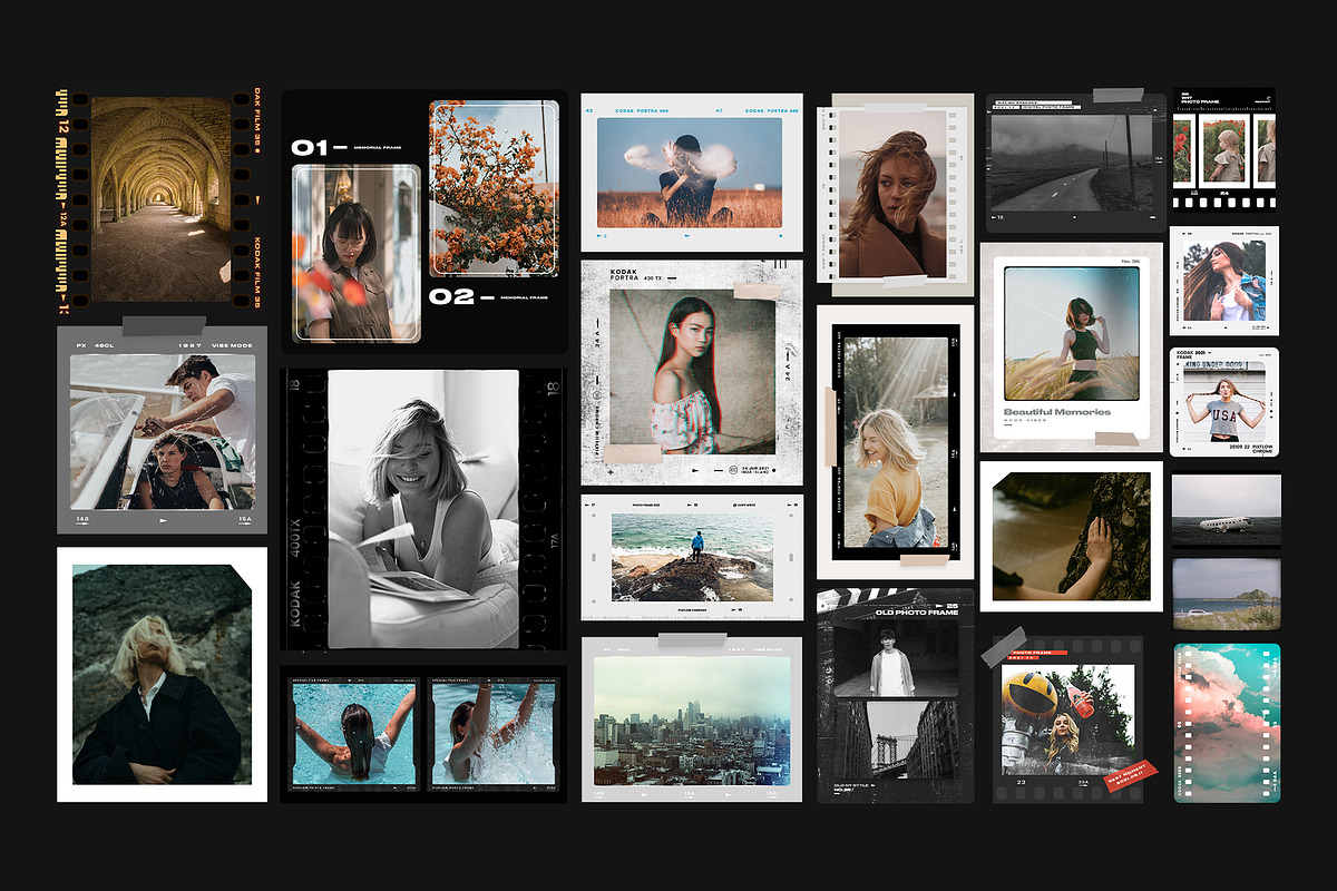 Kodak & FujiFilm Frames, a Texture Graphic by Pixflow (Photo 6 of 7)