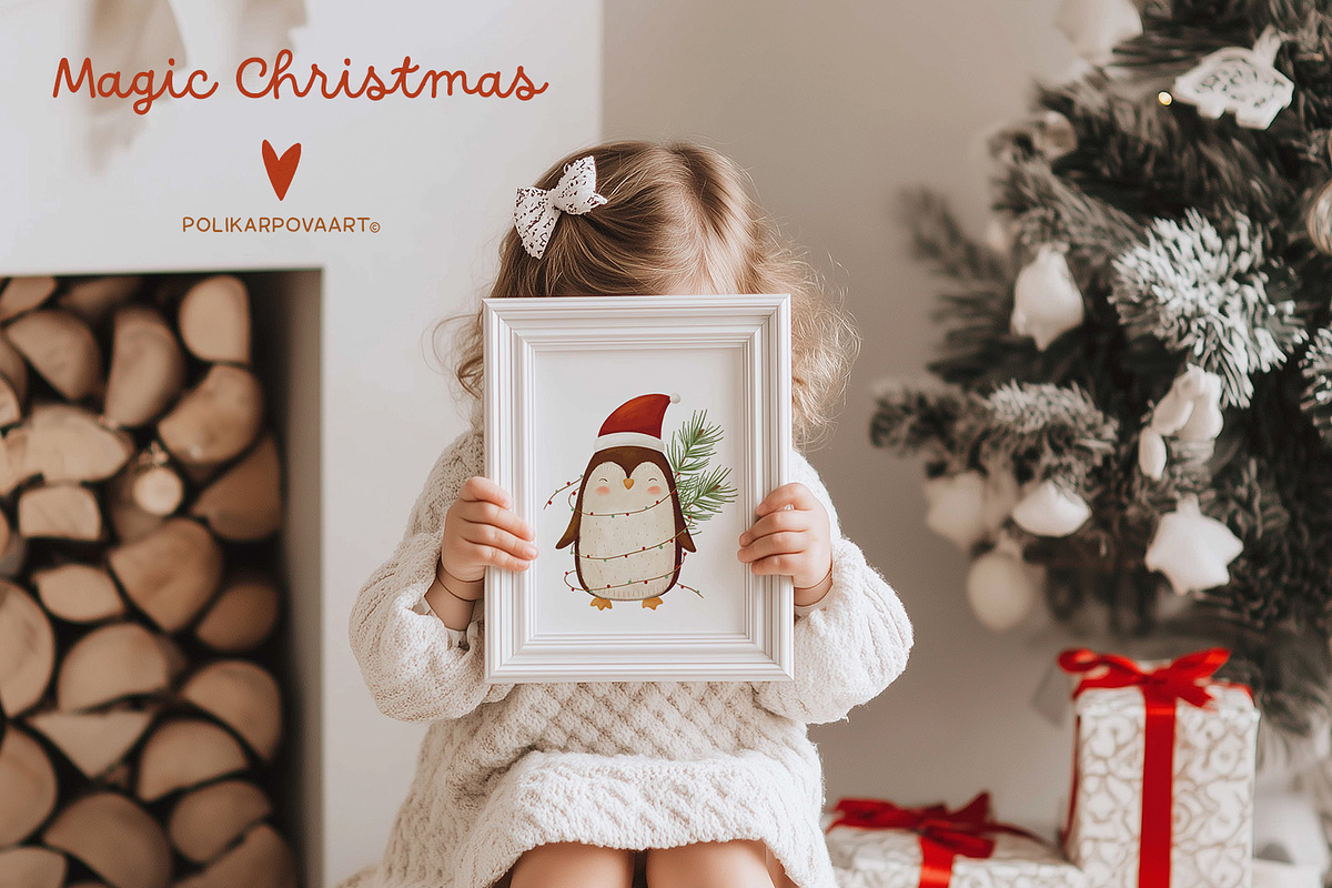 Magical Christmas - kids collections, a Seasonal Illustration by polikarpovaart (Photo 8 of 20)