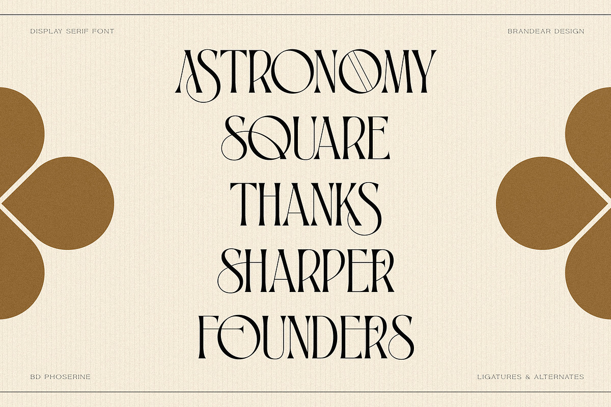 BD PHOSERINÉ | Display Serif, a Serif Font by Brandear Design (Photo 7 of 23)