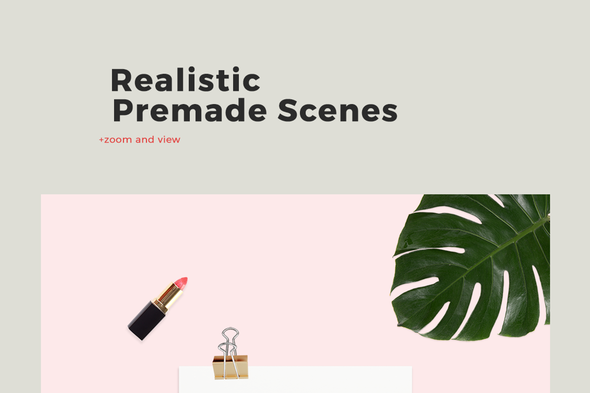 Feminine Scene Creator, a Product Mockup by smuug (Photo 2 of 6)