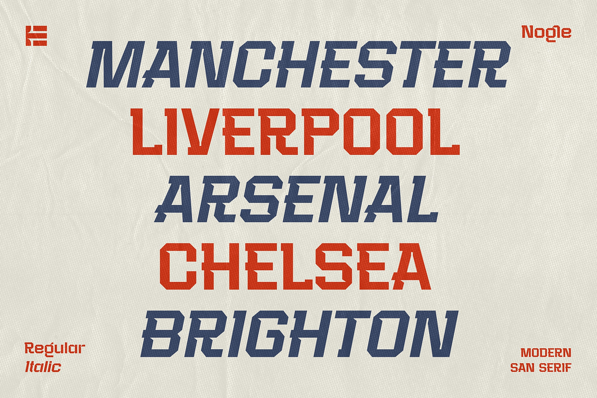 Nogle Display Font, a Sans Serif Font by Eotype Studio (Photo 2 of 9)