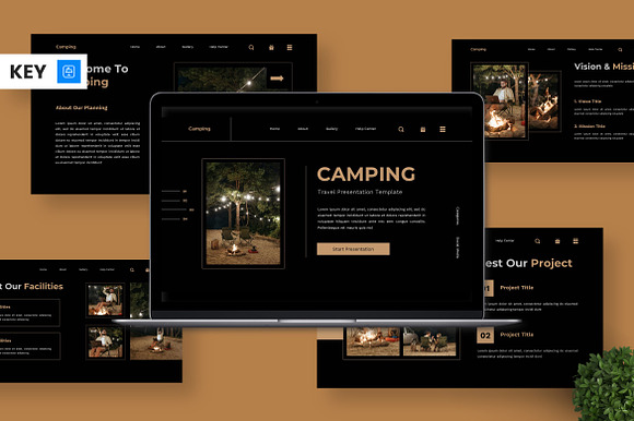Camping - Travel Keynote preview 7