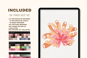 SMOOTH WATERCOLOR PROCREATE BRUSHES, a Brush Add-On by BeeRubby (Thumbnail 9 of 9)