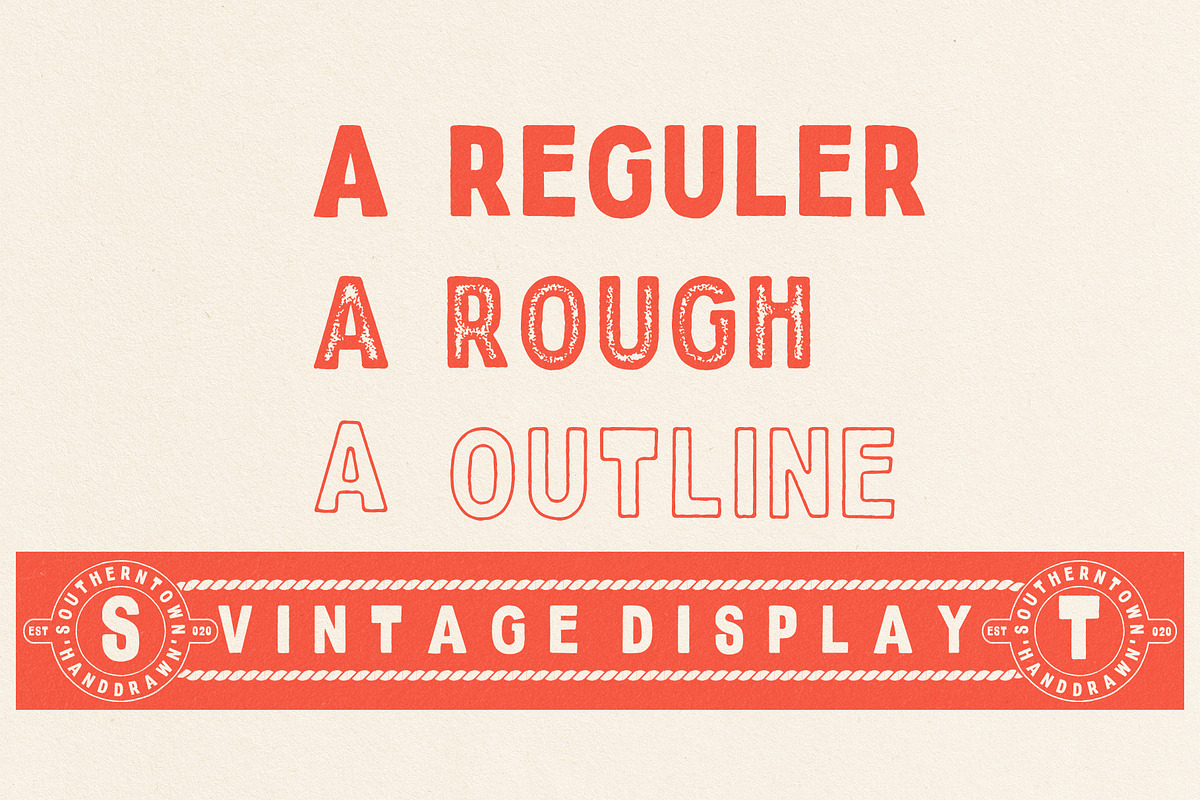 Dustrough - Typeface, a Sans Serif Font by Southerntown (Photo 2 of 4)