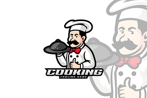 Cooking Mascot Style., a Branding & Logo Template by ModalTampang