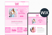 Pink Wix Website Template, a Wix Template by AdvertFox (Thumbnail 2 of 9)