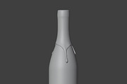 2 Wax-Dipped & Foil Top Wine Bottles, a Food & Drink 3D Model by ashleycam3ron (Thumbnail 4 of 8)