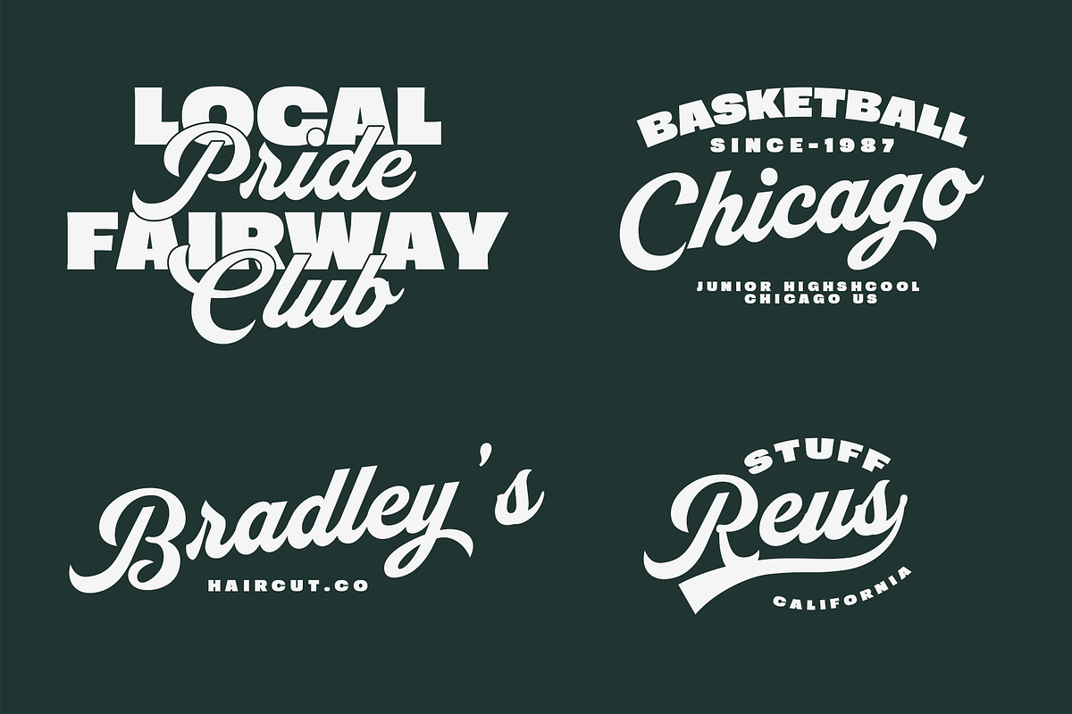 Nineties Party Club | Retro Font Duo, a Script Font by Jolicia Type (Photo 4 of 16)
