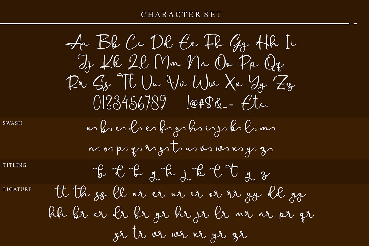 Carylina, a Handwritten Font by Letterafa Studio (Photo 8 of 9)
