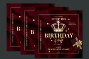 Birthday or Anniversary Party Flyer, a Flyer Template by Corrella Design (Thumbnail 3 of 3)