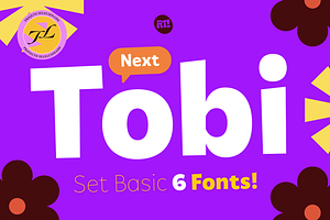 Tobi Next 6 fonts Set Basic -50%