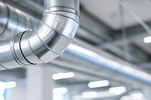 Modern industrial HVAC ventilation, a Technology Photo by MistyDay