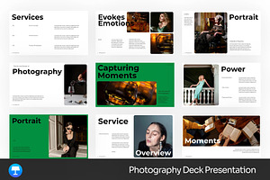 Photography Deck Keynote Templates, a Presentation Template by Fit-tee