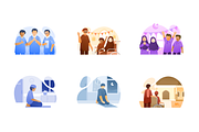 Faceless Islamic Illustrations, a Person Illustration by Berkah Studio (Thumbnail 6 of 12)