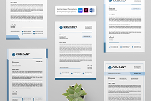 Letterhead | Canva, Word, InDesign, a Brochure Template by Leaflove