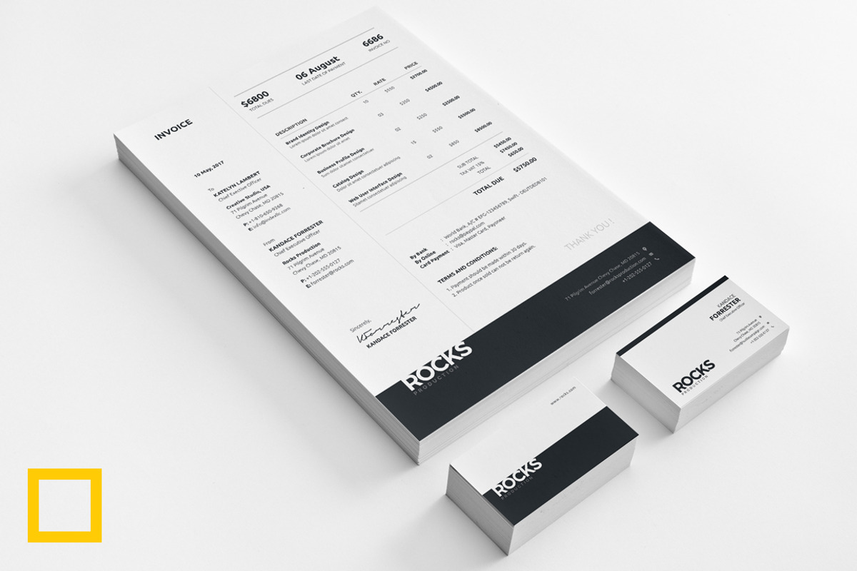 Brand Identity, a Stationery Template by DesignJanala (Photo 4 of 10)