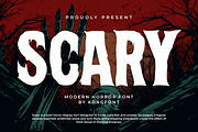 Scary – Modern Horror Font, a Blackletter Font by overlaytemplates (Thumbnail 1 of 5)