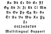 Autumn - Vintage Gothic Font, a Blackletter Font by Sk designs (Thumbnail 9 of 9)