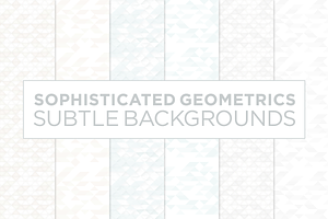 6 Subtle Geometric Backgrounds (w)