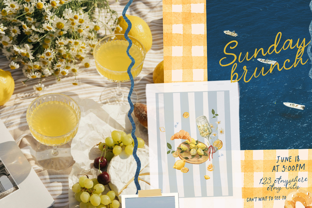 Slow living Clipart Frames Posters, a Decorative Illustration by 60secondsArt (Photo 5 of 11)